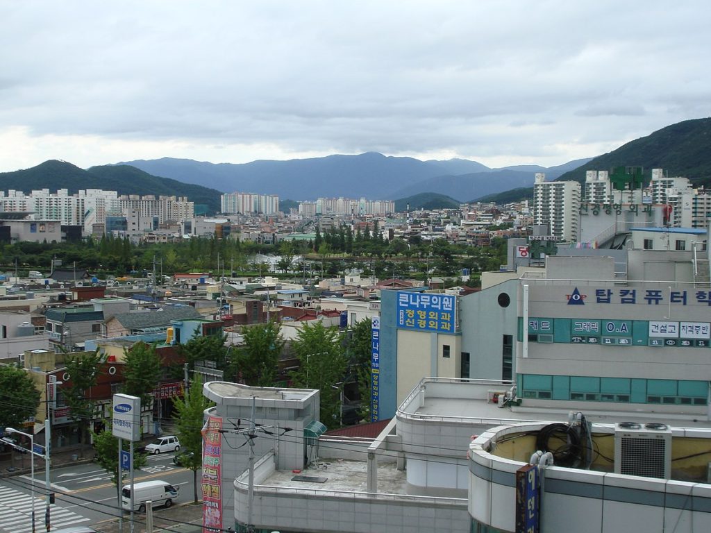 weed in kimhae south korea